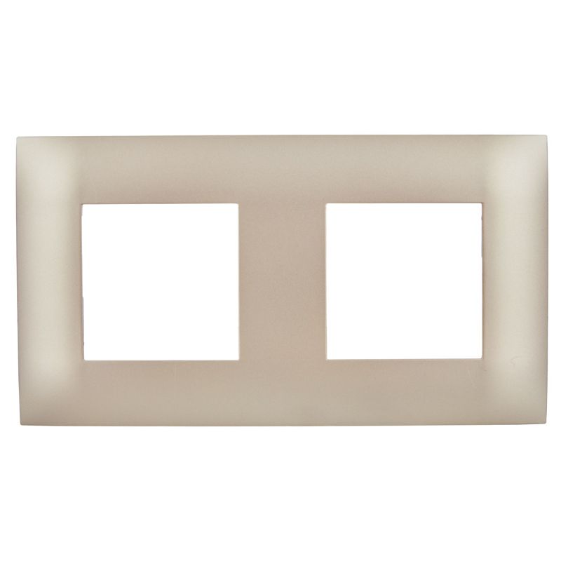 SKANDY Рамка 2-местная SK-F02Sa песочный IEK