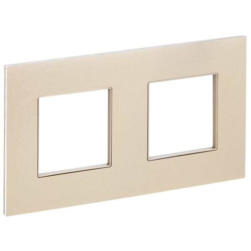 SKANDY Рамка 2-местная SK-F32Sh металл шампань IEK