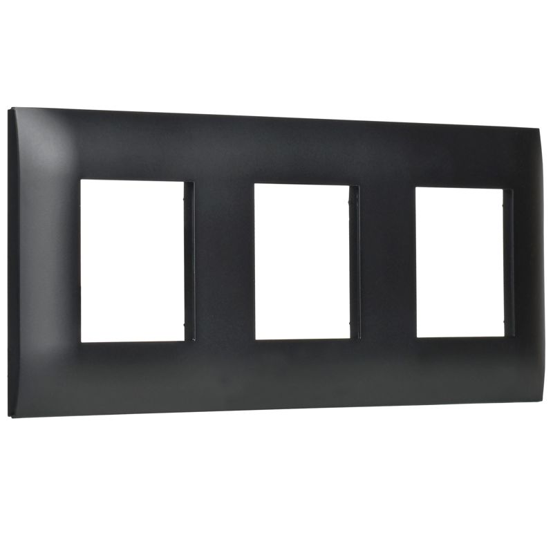 SKANDY Рамка 3-местная SK-F03Bl черный IEK
