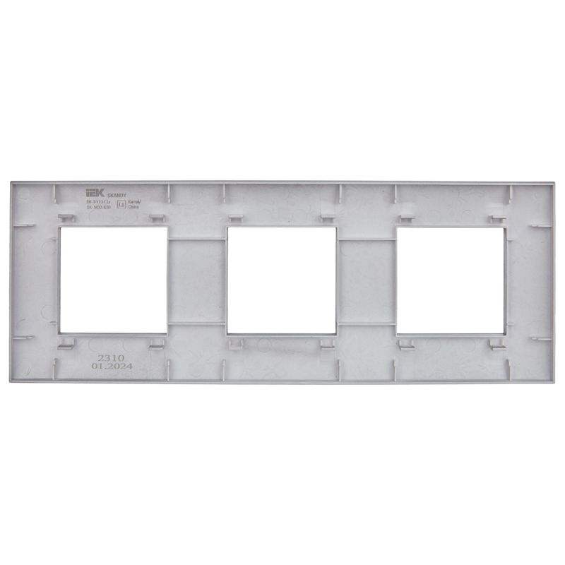 SKANDY Рамка 3-местная SK-F03Gr серый IEK