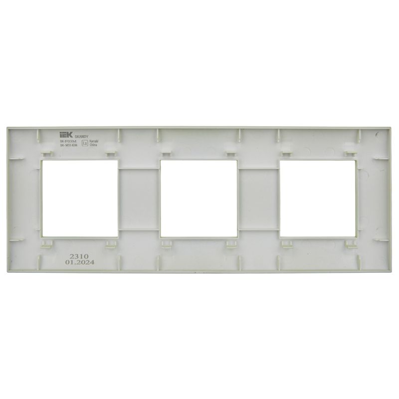 SKANDY Рамка 3-местная SK-F03M мятный IEK