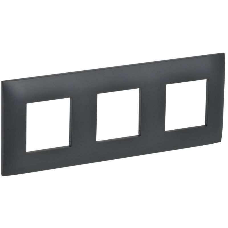 SKANDY Рамка 3-местная SK-F03T титан IEK