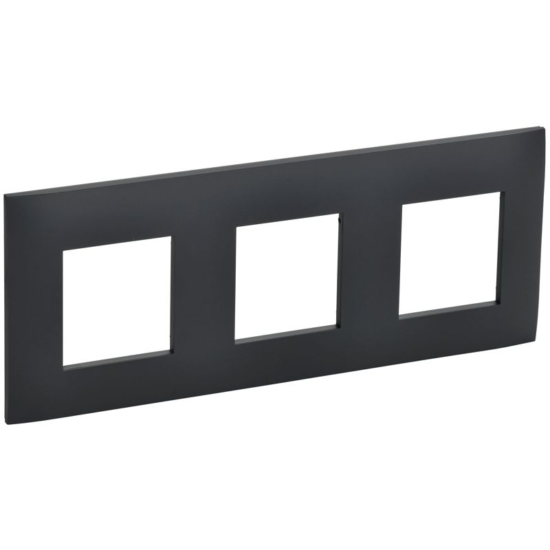 SKANDY Рамка 3-местная SK-F03G графит IEK