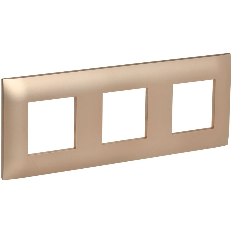 SKANDY Рамка 3-местная SK-F03Sa песочный IEK