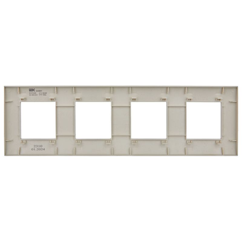 SKANDY Рамка 4-местная SK-F01B бежевый IEK