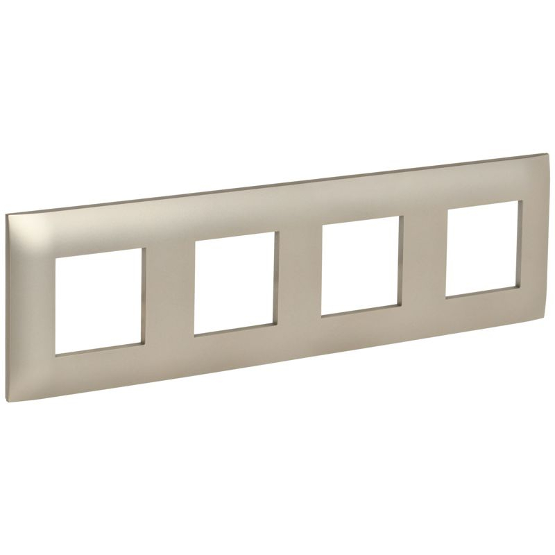 SKANDY Рамка 4-местная SK-F04Sh шампань IEK