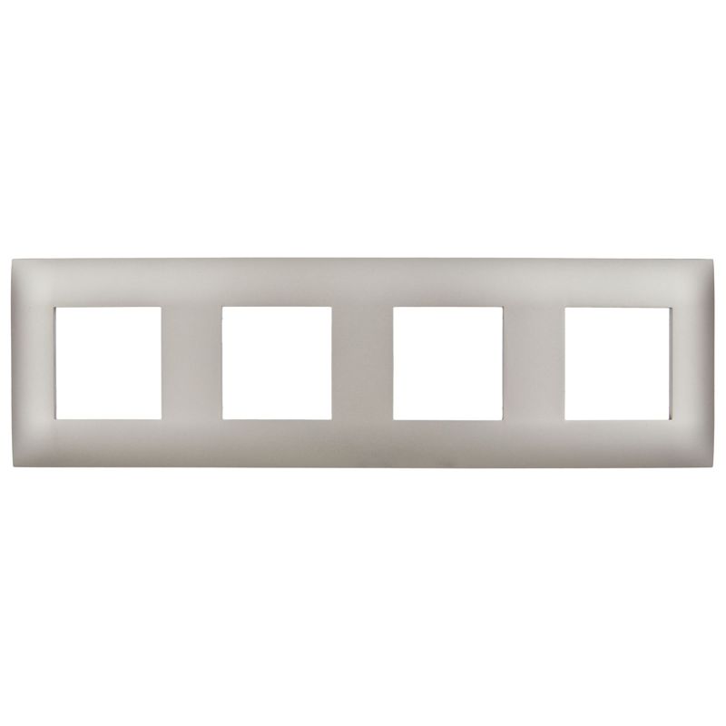 SKANDY Рамка 4-местная SK-F04Sh шампань IEK