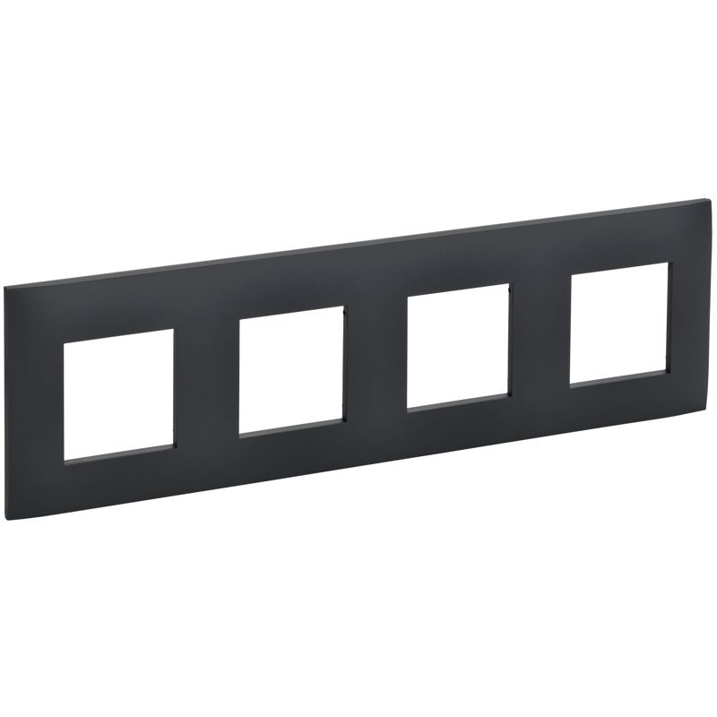 SKANDY Рамка 4-местная SK-F04G графит IEK