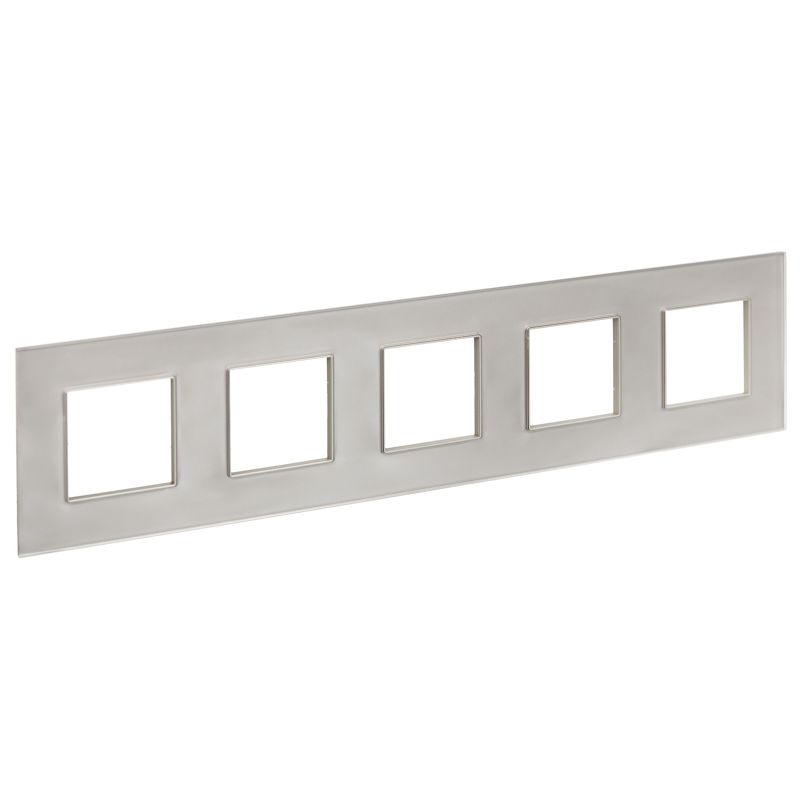 SKANDY Рамка 5-местная SK-F25Sh стекло шампань IEK