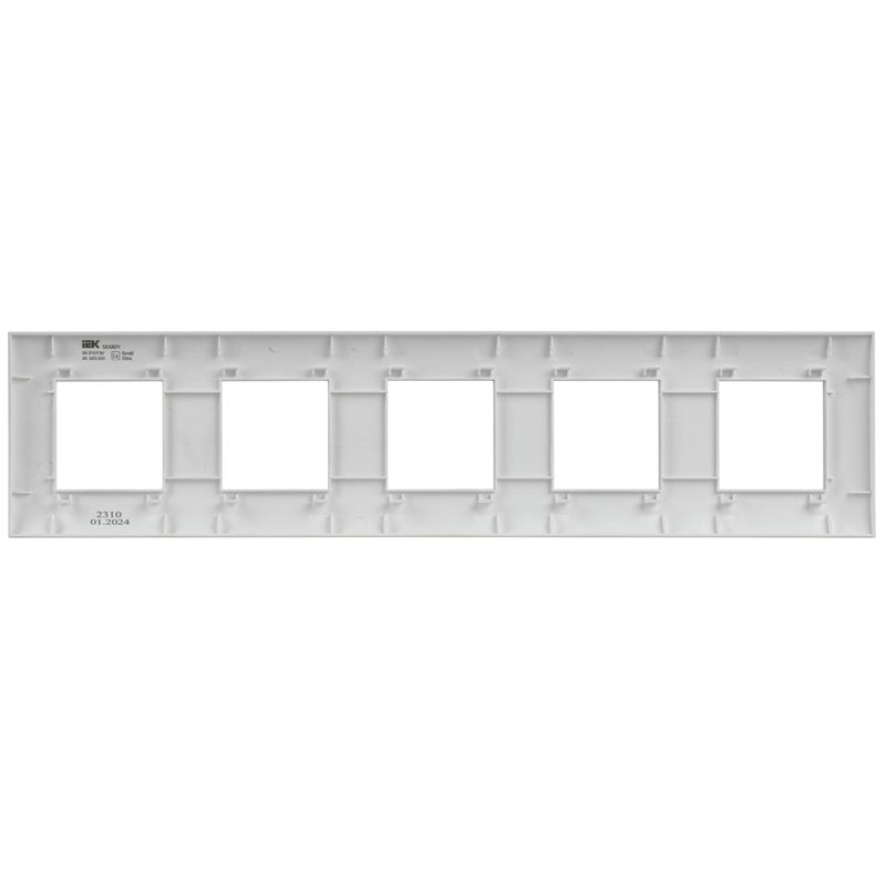 SKANDY Рамка 5-местная SK-F05W арктический белый IEK