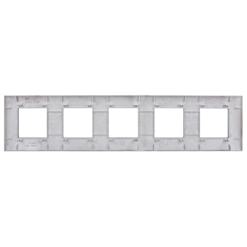 SKANDY Рамка 5-местная SK-F05Gr серый IEK