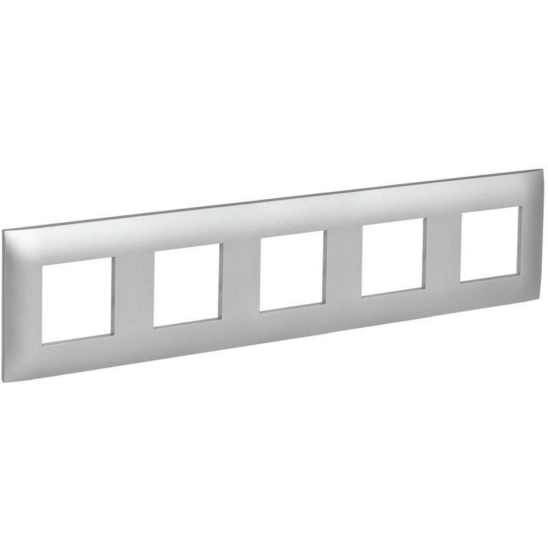 SKANDY Рамка 5-местная SK-F05S серебряный IEK