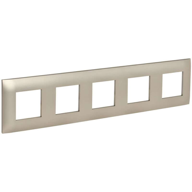 SKANDY Рамка 5-местная SK-F05Sh шампань IEK