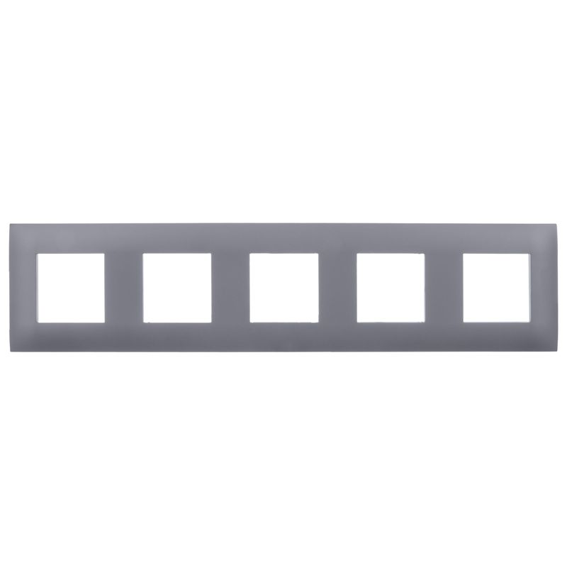 SKANDY Рамка 5-местная SK-F05T титан IEK