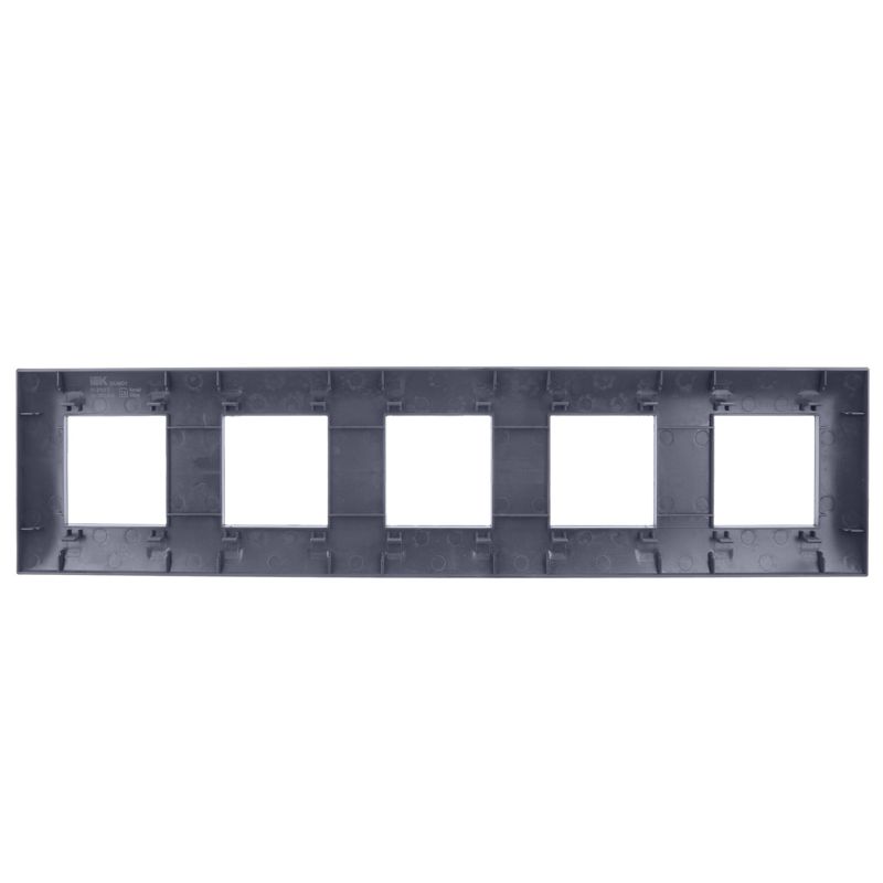 SKANDY Рамка 5-местная SK-F05T титан IEK