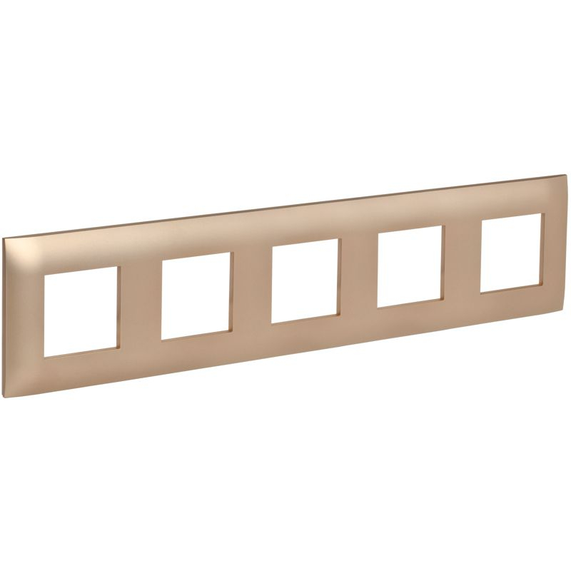 SKANDY Рамка 5-местная SK-F05Sa песочный IEK