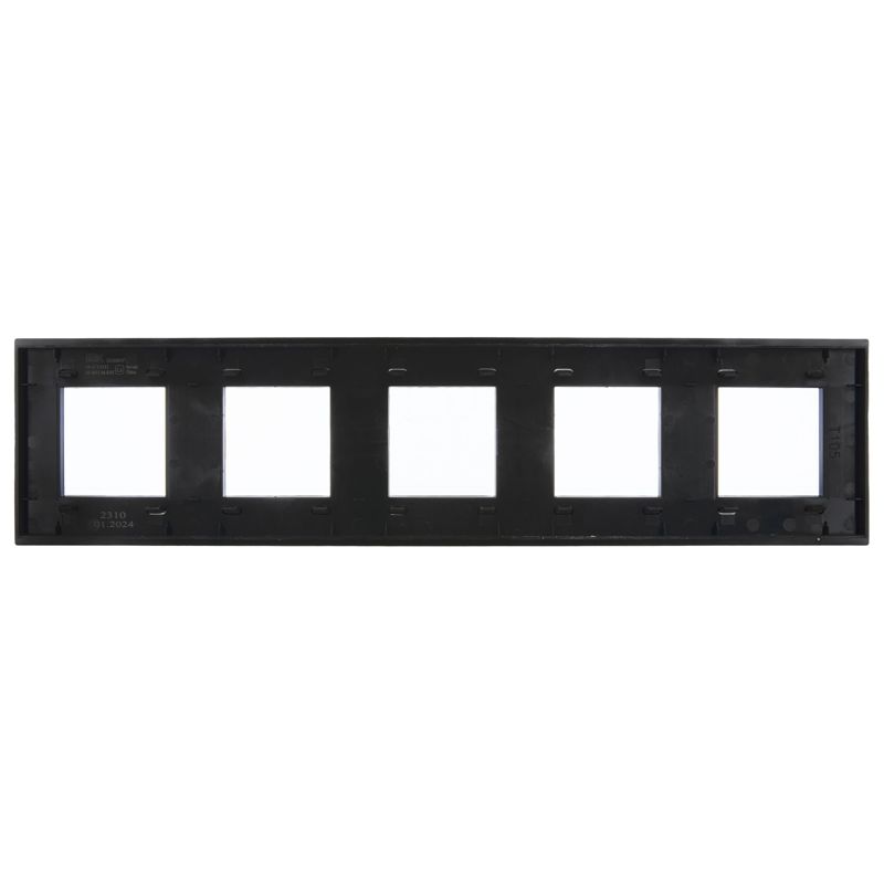 SKANDY Рамка 5-местная SK-F35Bl металл черный IEK