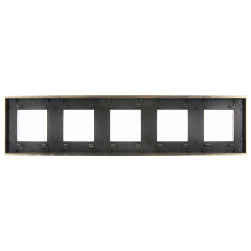 SKANDY Рамка 5-местная SK-F35Sh металл шампань IEK