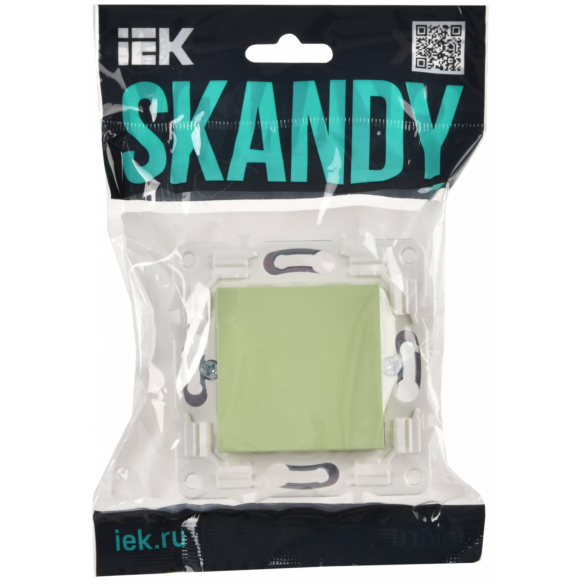 SKANDY Заглушка с суппортом SK-C01G мятный IEK