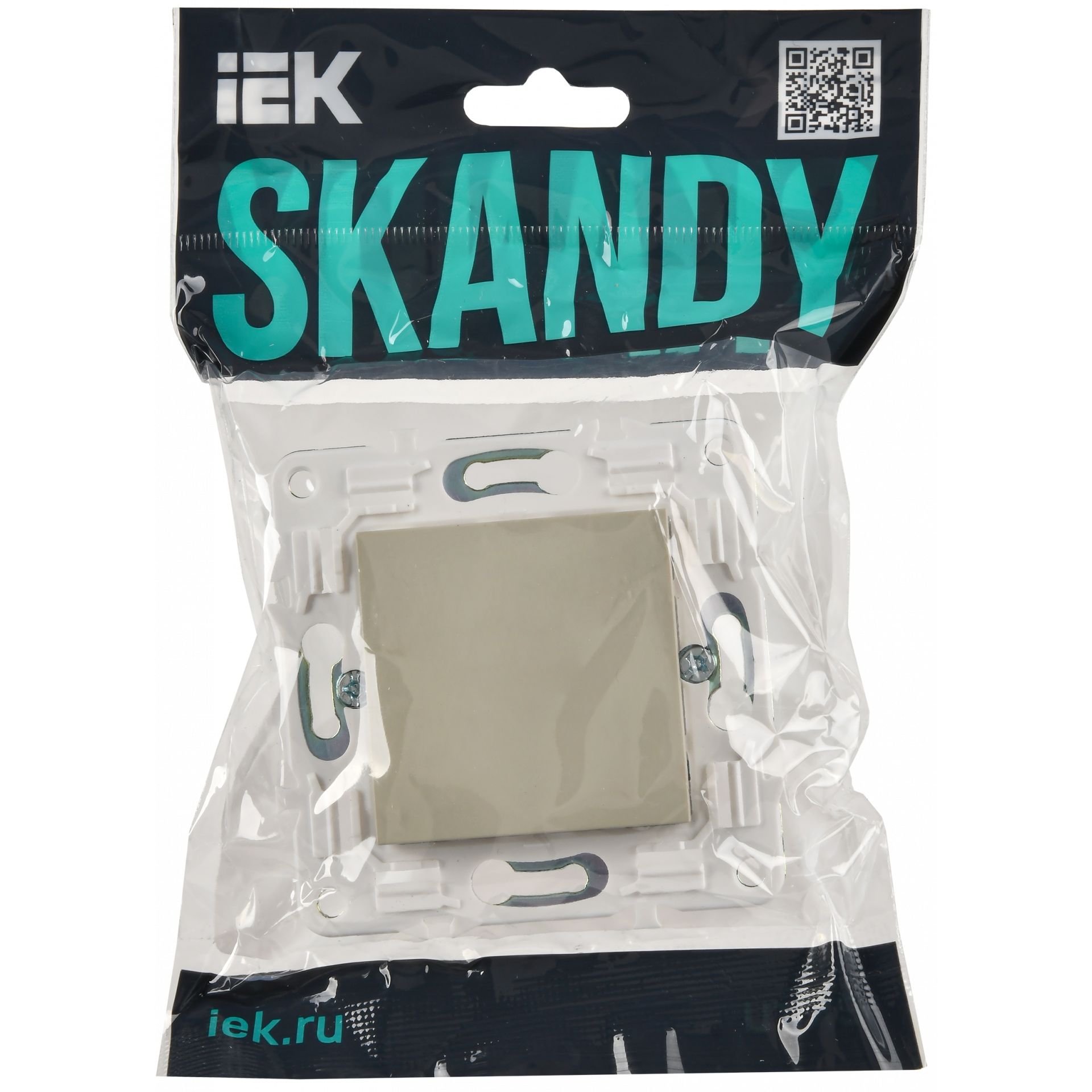 SKANDY Заглушка с суппортом SK-C01B бежевый IEK