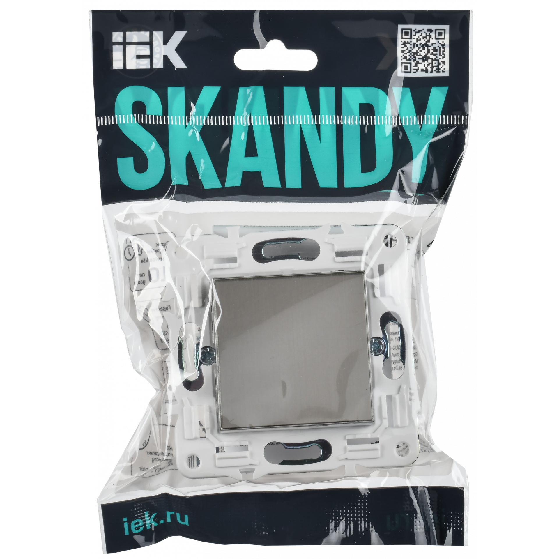 SKANDY Заглушка с суппортом SK-C01N металл никель IEK