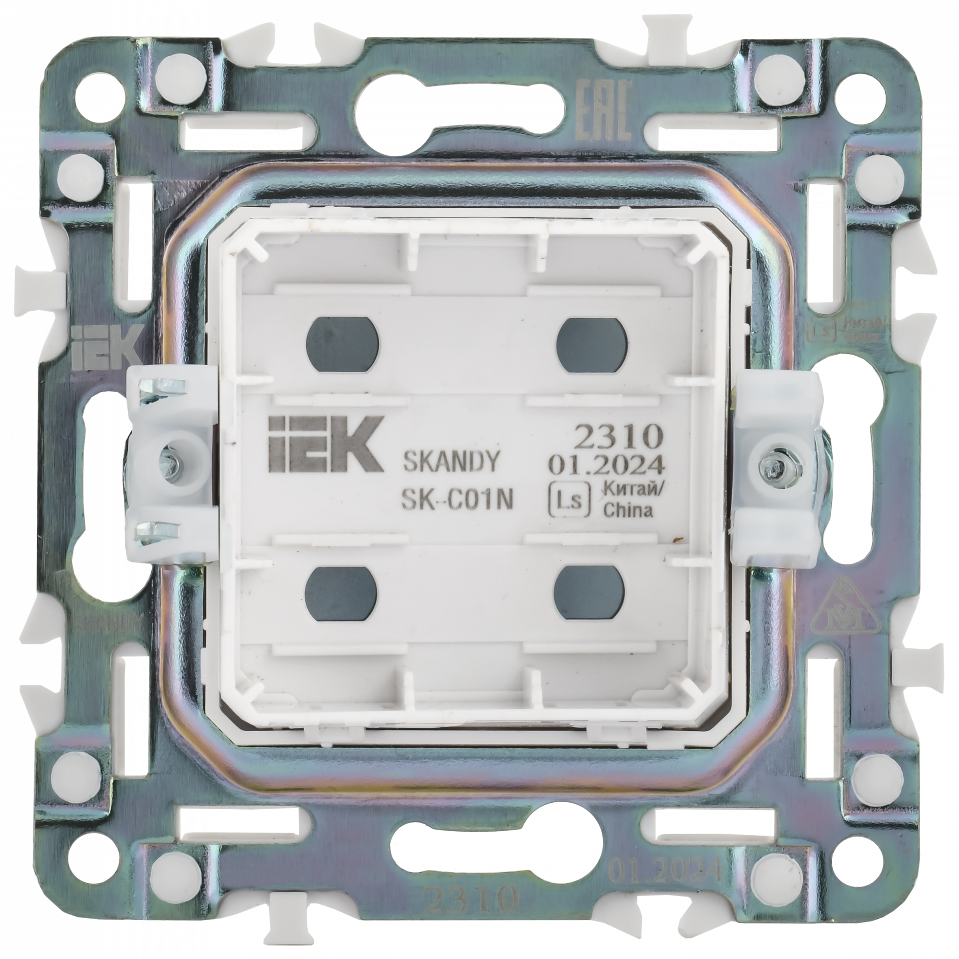 SKANDY Заглушка с суппортом SK-C01N металл никель IEK