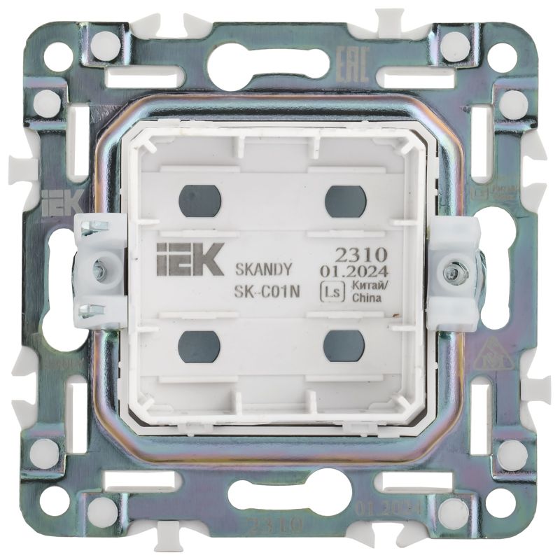 SKANDY Заглушка с суппортом SK-C01N металл никель IEK