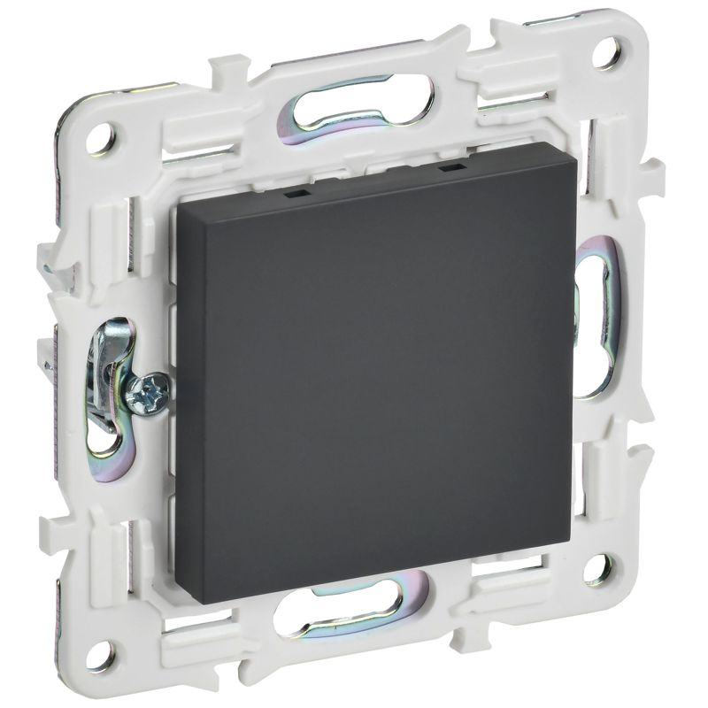 SKANDY Заглушка с суппортом SK-C01G графит IEK