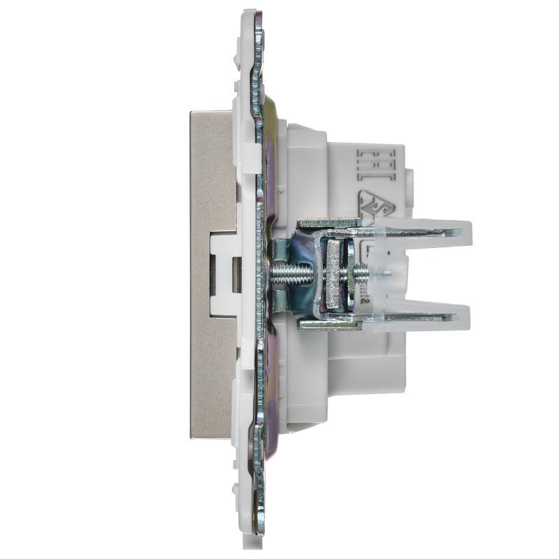 SKANDY Розетка без заземления без защитных шторок 10А SK-R02Sh шампань IEK