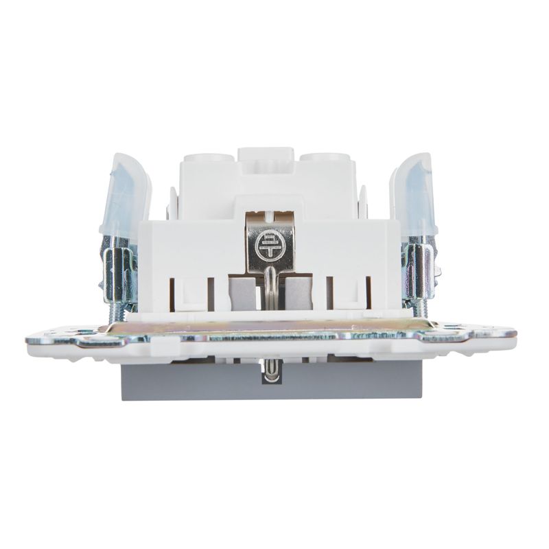 SKANDY Розетка с заземлением без защитных шторок 16А SK-R05Gr серый IEK