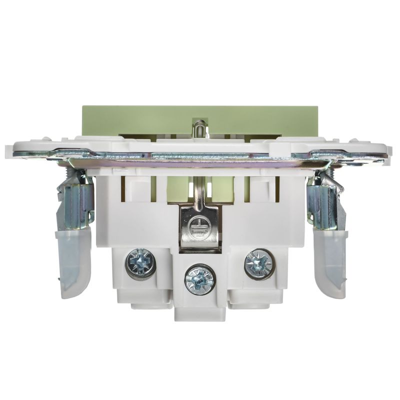 SKANDY Розетка с заземлением без защитных шторок 16А SK-R05G мятный IEK