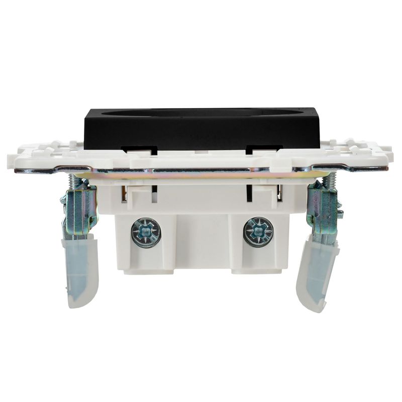 SKANDY Розетка без заземления с защитными шторками 10А SK-R01Bl черный IEK