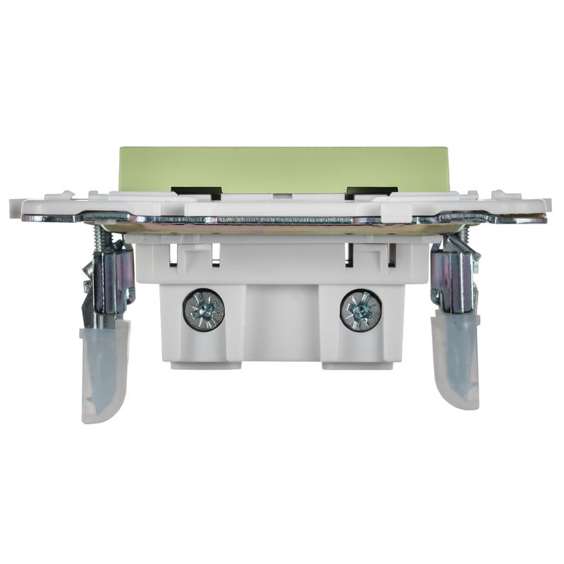 SKANDY Розетка без заземления с защитными шторками 10А SK-R01G мятный IEK