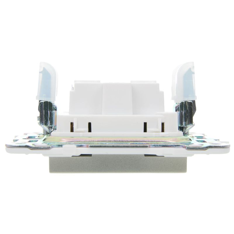 SKANDY Розетка без заземления с защитными шторками 10А SK-R01Sh шампань IEK