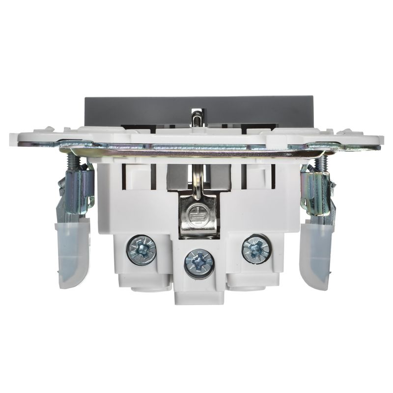 SKANDY Розетка с заземлением с защитными шторками 16А SK-R04Gr серый IEK