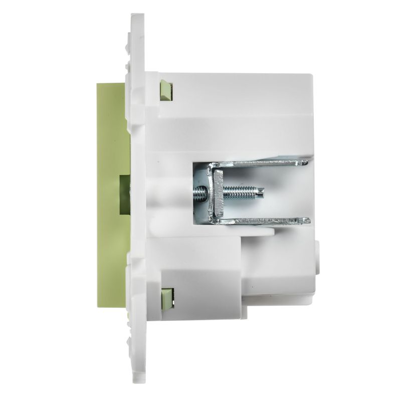 SKANDY Розетка с заземлением с защитными шторками 16А с USB C 18Вт SK-R17G мятный IEK