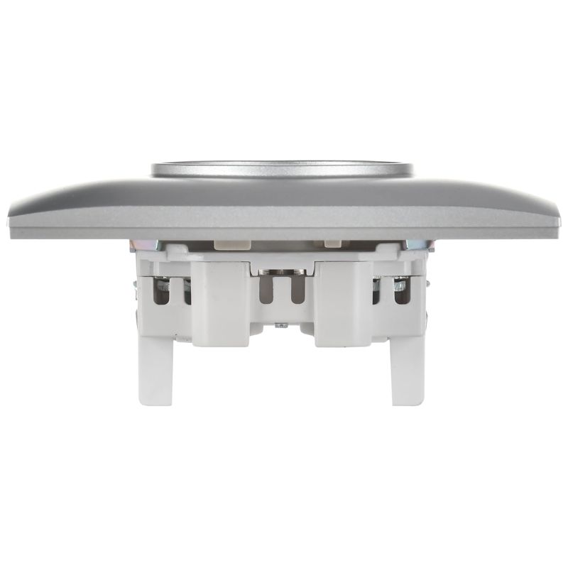 SKANDY Розетка 2-местная без заземления без защитных шторок 10А в сборе SK-R10S серебряный IEK