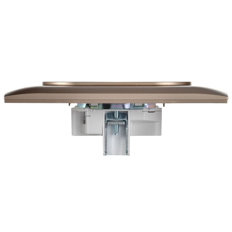 SKANDY Розетка 2-местная без заземления без защитных шторок 10А в сборе SK-R10Sa песочный IEK