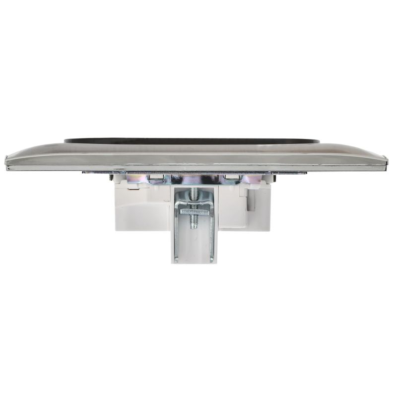 SKANDY Розетка 2-местная без заземления с защитными шторками 10А в сборе SK-R09N металл никель IEK