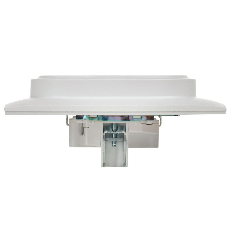 SKANDY Розетка 2-местная с заземлением с защитными шторками 16А в сборе SK-R07W арктический белый IEK