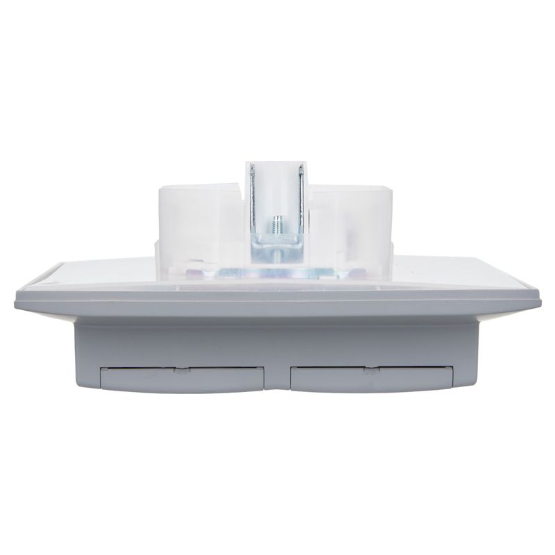 SKANDY Розетка 2-местная и крышкой 16А в сборе IP44 SK-R12Gr серый IEK