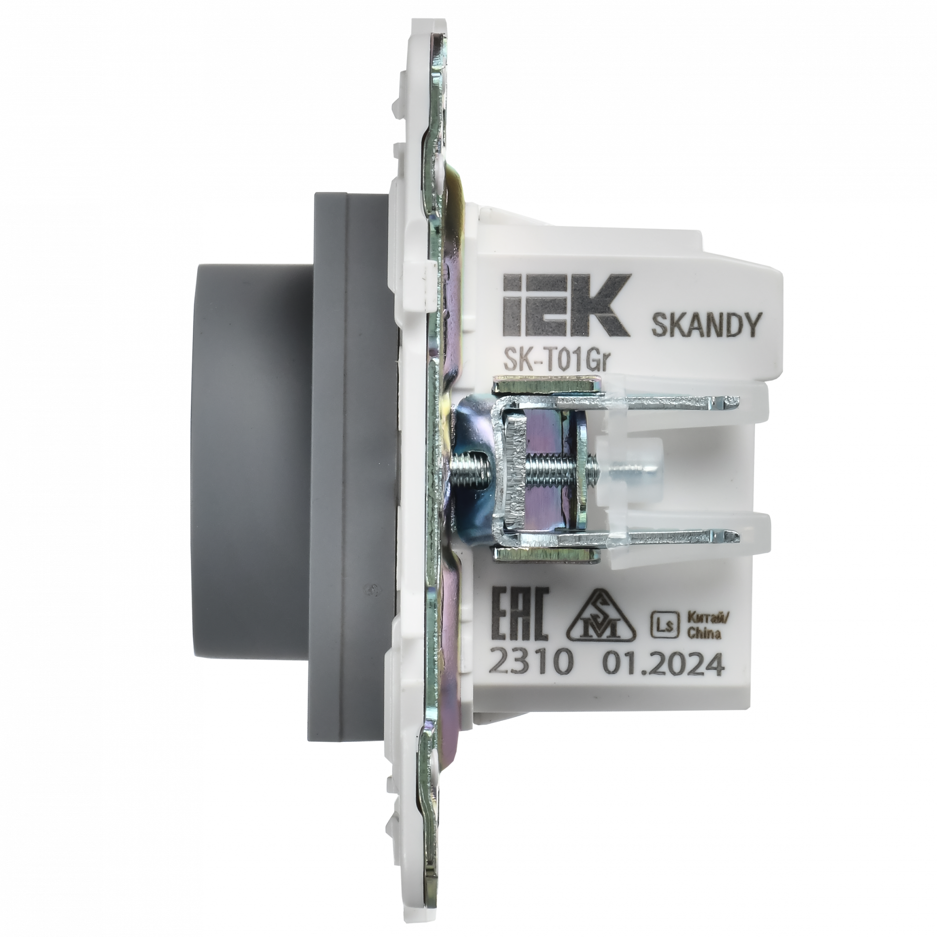 SKANDY Термостат электронный с индикацией SK-T01Gr серый IEK