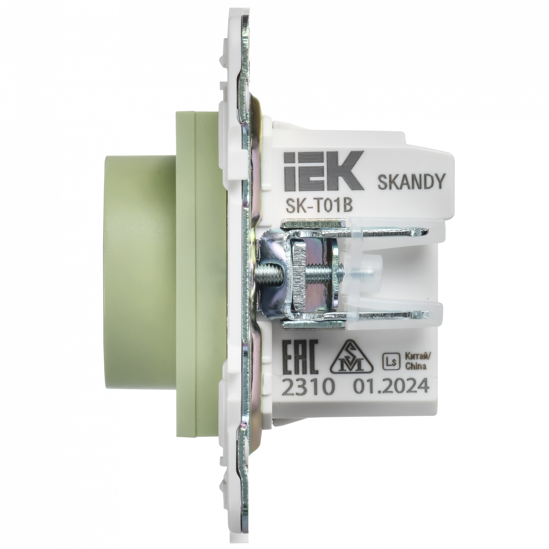 SKANDY Термостат электронный с индикацией SK-T01G мятный IEK