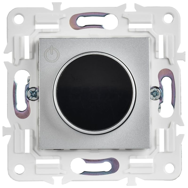 SKANDY Термостат электронный с индикацией SK-T01S серебряный IEK