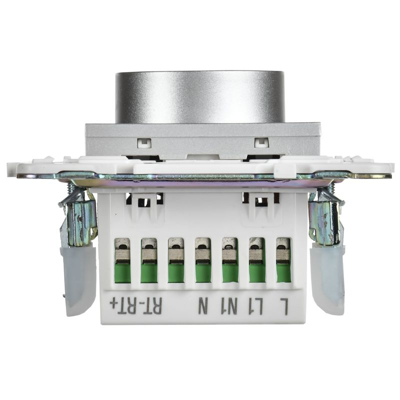 SKANDY Термостат электронный с индикацией SK-T01S серебряный IEK