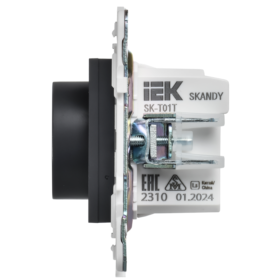 SKANDY Термостат электронный с индикацией SK-T01T титан IEK