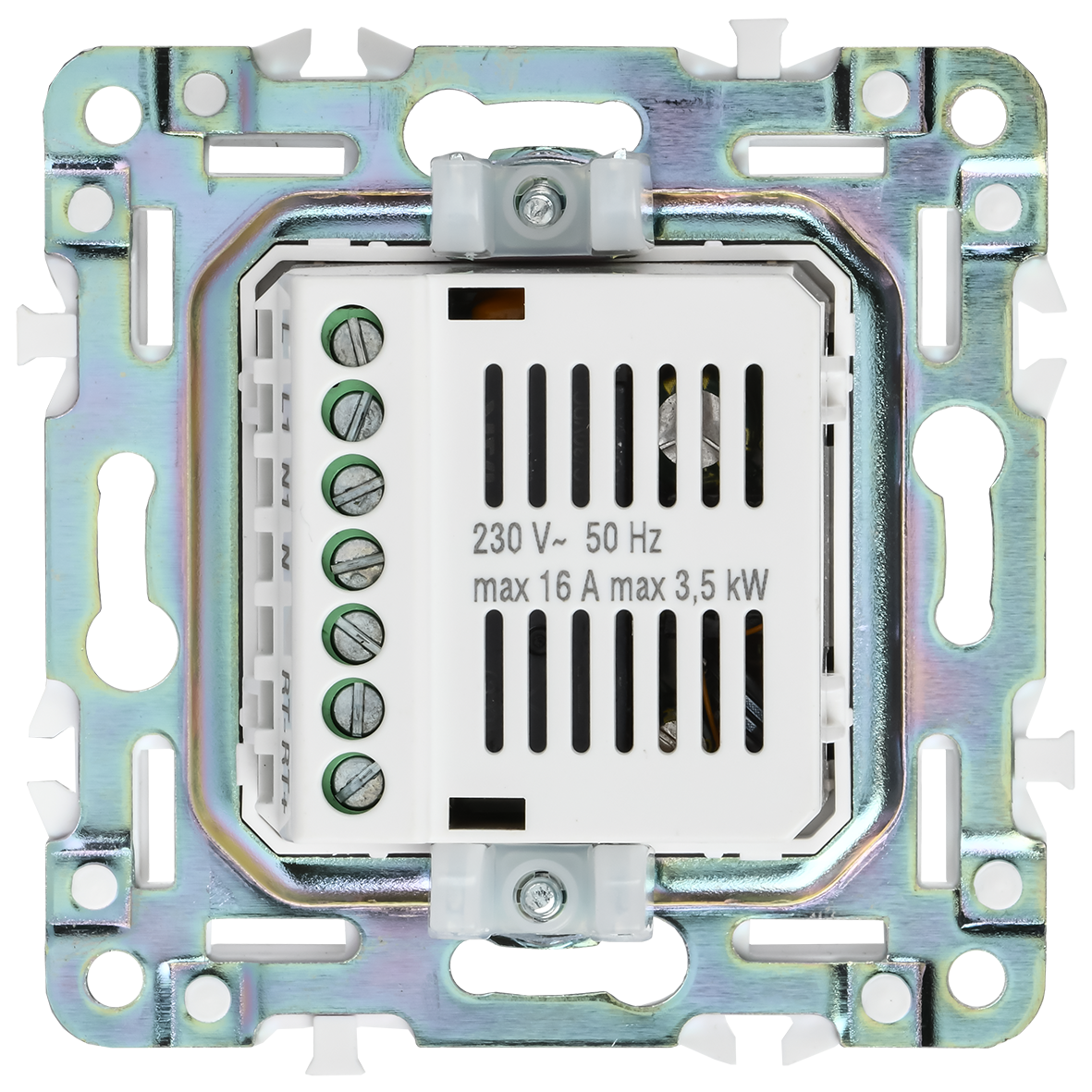 SKANDY Термостат электронный с индикацией SK-T01N металл никель IEK
