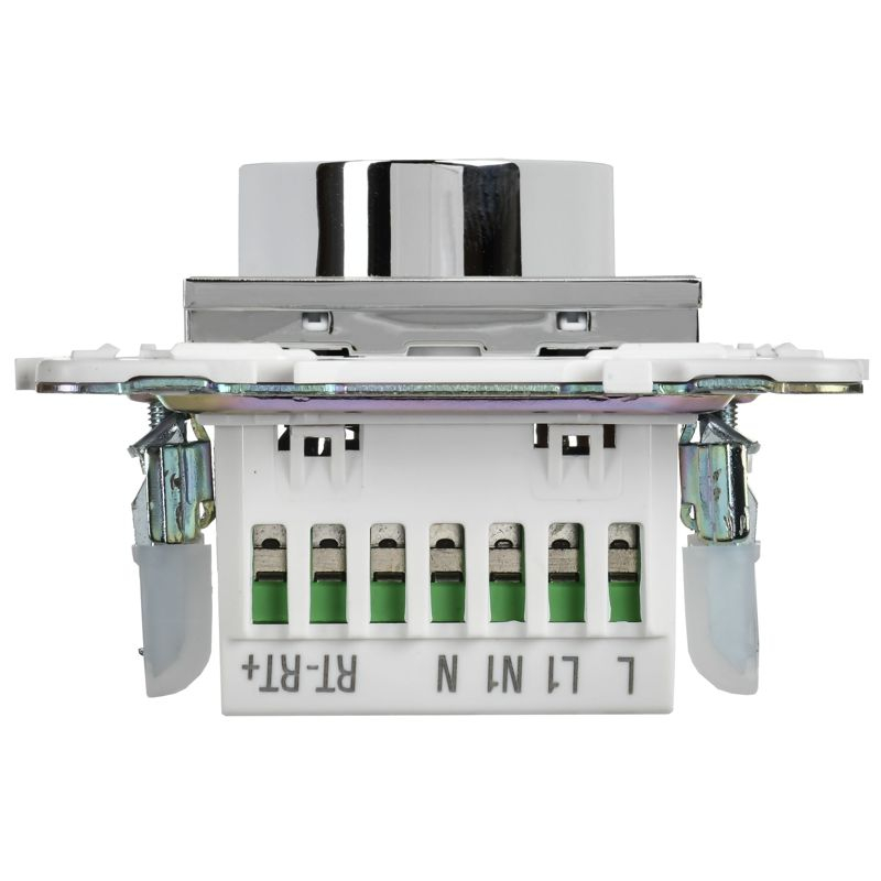 SKANDY Термостат электронный с индикацией SK-T01N металл никель IEK