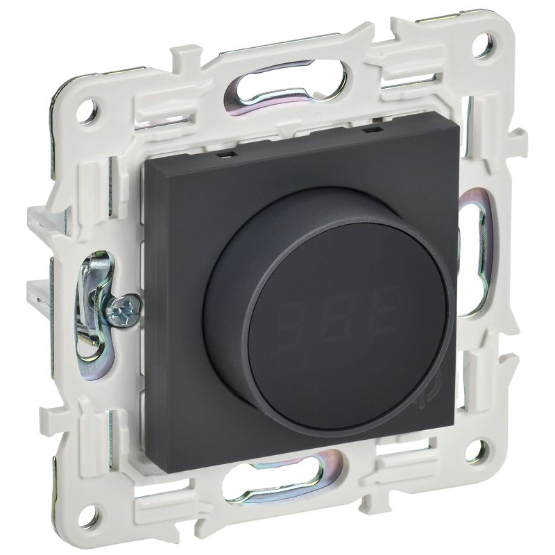 SKANDY Термостат электронный с индикацией SK-T01G графит IEK