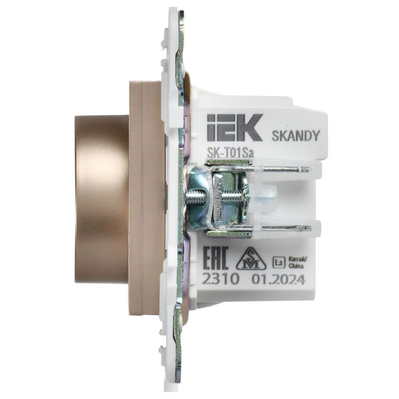 SKANDY Термостат электронный с индикацией SK-T01Sa песочный IEK